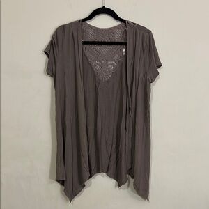 Flowy Short Sleeve Cardigan